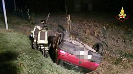 Incidente a Piove di Sacco, ribaltato un mezzo