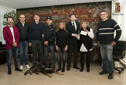 Canile di Rubano, dalla Polizia di Padova un assegno di 1500 euro