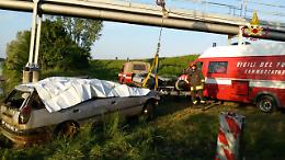 Rovigo, recuperata auto dall'Adige: all'interno rinvenuti resti umani