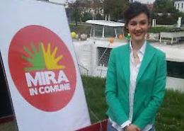 Lavinia Vivian la candidata a sinistra di “Mira in comune”