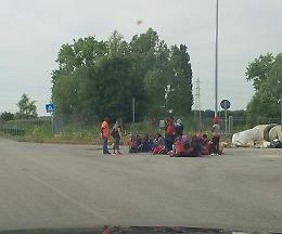 Conselve, migranti "scaricati" in zona industriale