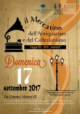 Torna l'antiquariato a Mirano