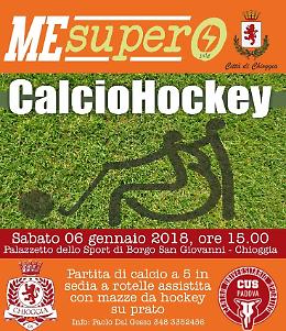 Il 6 gennaio "MEsupero", sfida di calciohockey in carrozzina a Chioggia