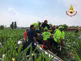Campolongo maggiore: ultraleggero si schianta, ferito il pilota