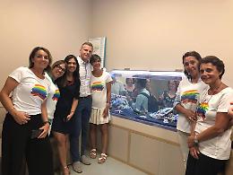 Martellago: realizzato il sogno di Giovanni con l'installazione dell'Acquario delle Meraviglie all'Ospedale di Padova