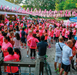 Conselve si è tinta in rosa per marciare a sostegno delle donne
