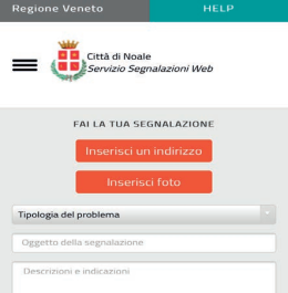 Noale: “Segnalazioni web”, un nuovo servizio per le istanze e osservazioni dei cittadini
