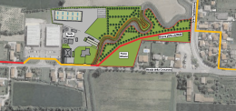 Ciclabile ed attraversamenti per via Crosarona a Noale
