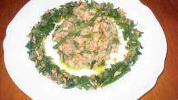 Farro ai bruscandoli