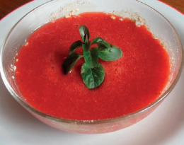 Dessert di fragole