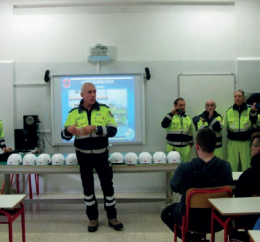 Porto Tolle: la Protezione civile a scuola per sensibilizzare i ragazzi dell’Ipsia