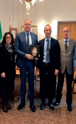 Il nuovo questore Maurizio Masciopinto in visita a Chioggia