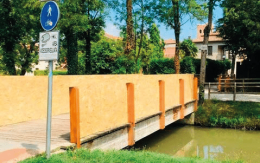 Ponti in legno, tanti lavori per l’abbellimento del centro storico di Noale