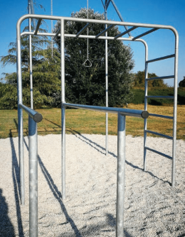 Cavarzere: la palestra all’aperto comincia a prendere forma