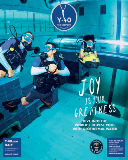 Y-40® The deep joy: scuola di subacquea e apnea!