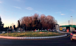Aperta al traffico la rotatoria in via sperimentale a Brugine