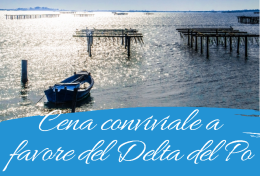 Una cena in soccorso del Delta del Po