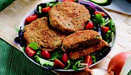 Burger integrale di zucchine