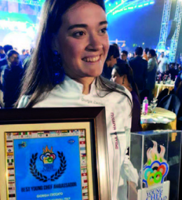 Santa Giustina in Colle: Giorgia la più giovane chef ambasciatrice nel mondo