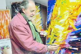 Martellago: Menegazzi, pittore pop art