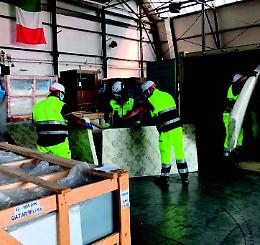 Coronavirus, Schiavonia: l'ospedale da campo dal Quatar