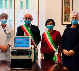 Camposampierese: doni salvavita, un ventilatore per l’ospedale