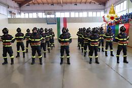 Quasi 400 allievi dei Vigili del Fuoco giurano fedeltà alla Repubblica Italiana