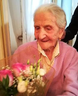 Este, nonna Marcella spegne 109 candeline