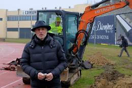 Stadio Euganeo, iniziati oggi i lavori di costruzione della nuova curva sud