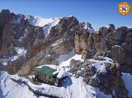Due scialpinisti infortunati sulle Dolomiti: a Cortina e a Forno di Zoldo