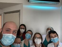 Santorso, all'ospedale lampade anti covid nei locali di vestizione del personale