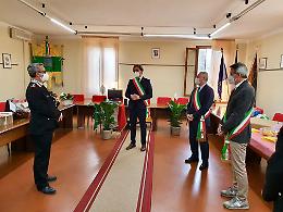 Carabinieri Padova:  visita del generale Paparella ai comuni colpiti dall’epidemia