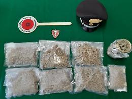 Beccato al supermarket con lo zainetto zeppo di marijuana