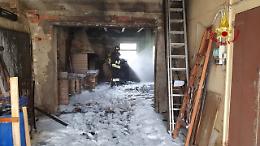 Quinto vicentino, incendio in un'abitazione: distrutto annesso, salvata la casa