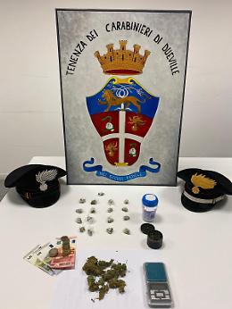 Marijuana nello zaino: 19enne denunciato a Costabissara