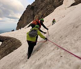 Pasubio: il soccorso alpino recupera tre escursioniste bloccate da freddo e neve