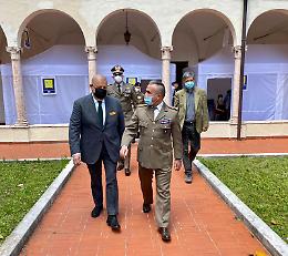 Padova, l'assessore regionale Roberto Marcato in visita all' hub vaccinale presso l'ex Ospedale Militare