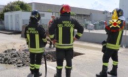 Orgiano, si rompe un tubo della condotta del gas: intervengono pompieri ed Enel