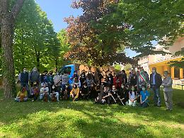 Abano Terme: dagli alberi di Vaia nasce un'aula all'aperto