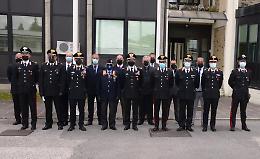 Visita a Vicenza del generale Parrulli comandante della Legione Carabinieri "Veneto"