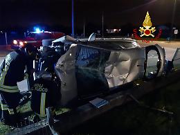 Santa Giustina in Colle, auto finisce fuori strada: ferita una 24enne