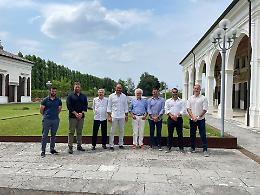 Treviso, visita in Villa Minelli per il nuovo staff tecnico del Benetton Rugby