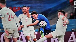 Europei - Al 90' Italia-Spagna, 1-1, gol di Chiesa e Morata