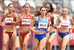 Elena Bellò in semifinale degli 800 metri
