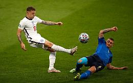 Europei - Dopo 2' Italia sotto l'Inghilterra: in gol Shaw su assist di Trippier