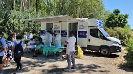 Isola Verde, i "camper tamponi" dell'Ulss 3 per gli operatori e ospiti della struttura