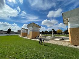 Padova: Iniziato il restauro dell'ultimo lotto di statue in Prato della Valle