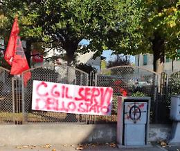 Treviso: striscione denigratorio fuori dalla sede della CGIL