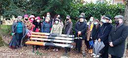 Rovigo, inaugurata la panchina contro la violenza sulle donne