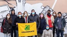Vicenza, un murale a tema ambientale realizzato a villa Lattes dai ragazzi di Reazioni di cittadinanza